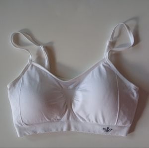 Lily of France Seamless Comfort Bralette White S/M